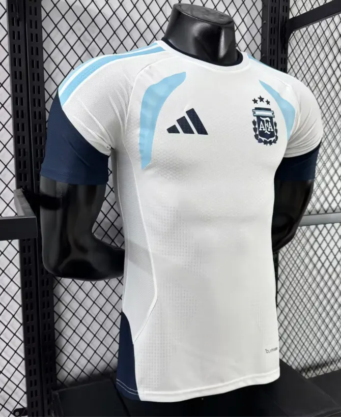 2026-2027 Versione giocatore Argentina Tuta da allenamento Bianco Maglia da calcio Qualità thai 1:1 - immagine 3