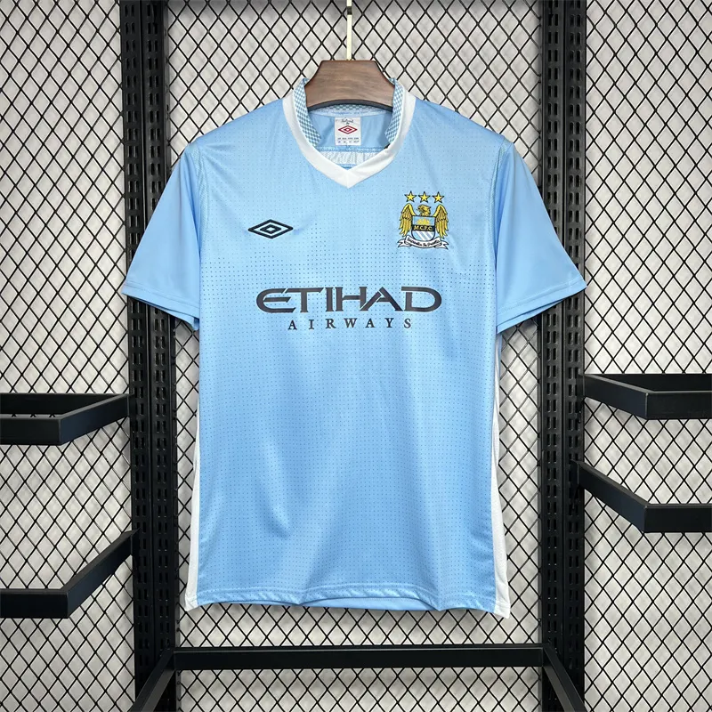 2011/2012 Retro Manchester City Casa Maglia da calcio Qualità thai 1:1