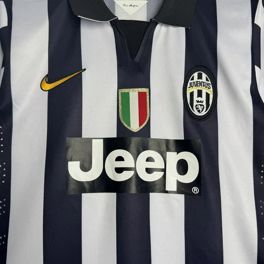 2014/2015 Rétro Manches longues Juventus Domicile Maillot de football Qualité thaï 1:1 – Image 4