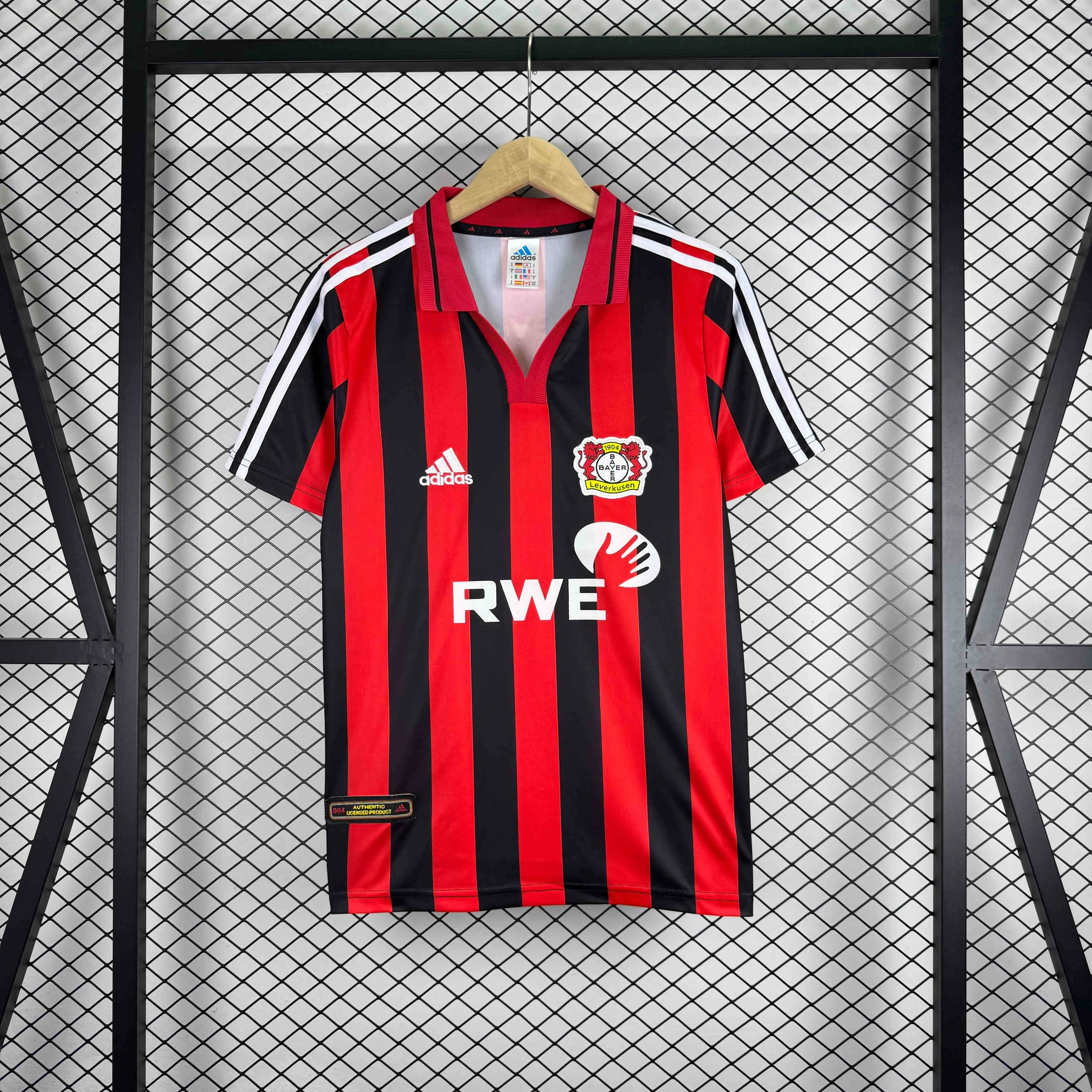 2001/2002 Retro Leverkusen Heim Fußballtrikot 1:1 Thai-Qualität 01