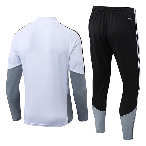 2026/2027 Real Madrid Chándal media cremallera Blanco Camiseta de fútbol Calidad tailandesa 1:1 Conjunto - Imagen 3