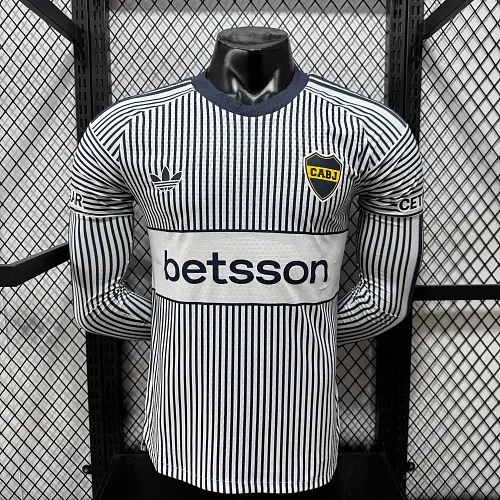 2026/2027 Maniche lunghe Versione giocatore Boca Juniors Trasferta Maglia da calcio Qualità thai 1:1