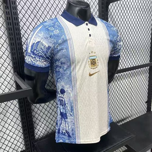 2026 Oyuncu versiyonu Arjantin Özel sürüm 16 Futbol forması 1:1 Tayland kalitesi - Görsel 3