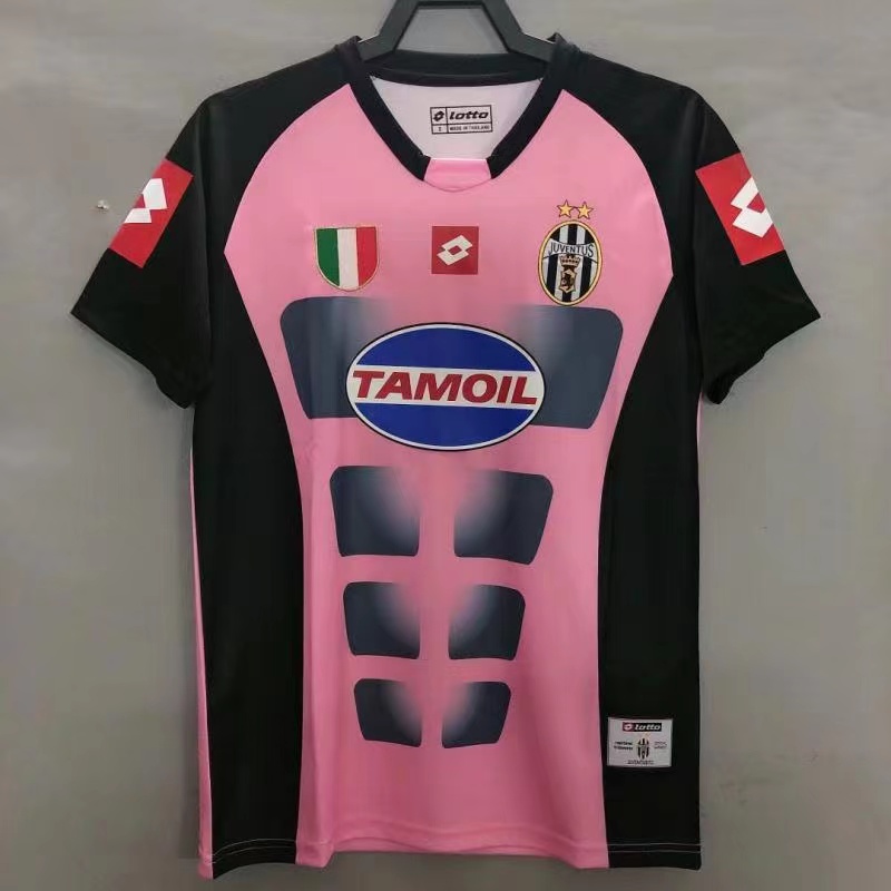 2002/2003 Retro Juventus Rosa Fußballtrikot 1:1 Thai-Qualität