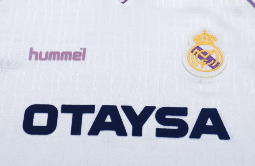 1990/1992 Ретро Real Madrid Домашняя Футбольная футболка Тайское качество 1:1 Детский размер — изображение 5