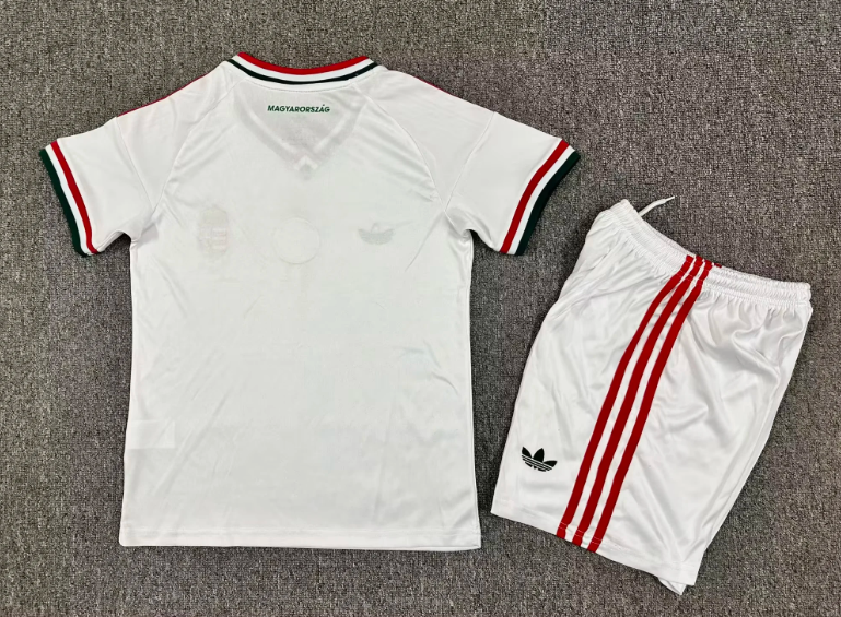 2026 Ungarn Nationalmannschaft Auswärts Fußballtrikot 1:1 Thai-Qualität Kindergröße – Bild 2