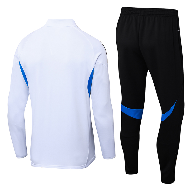 2025/2026 Manchester United Survêtement demi-zip Blanc Maillot de football Qualité thaï 1:1 Ensemble – Image 3