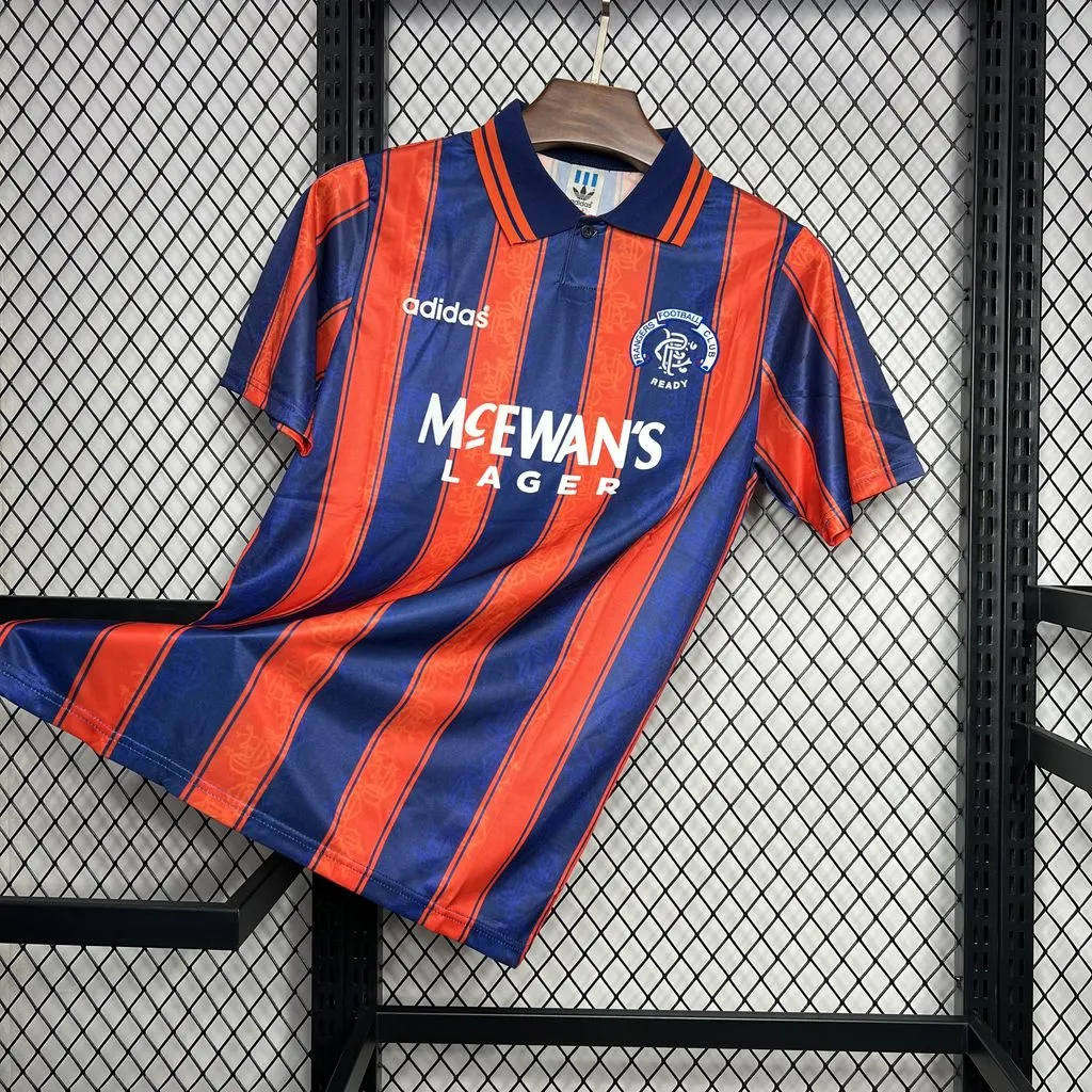 1993/1994 Retro Rangers Auswärts Fußballtrikot 1:1 Thai-Qualität – Bild 3