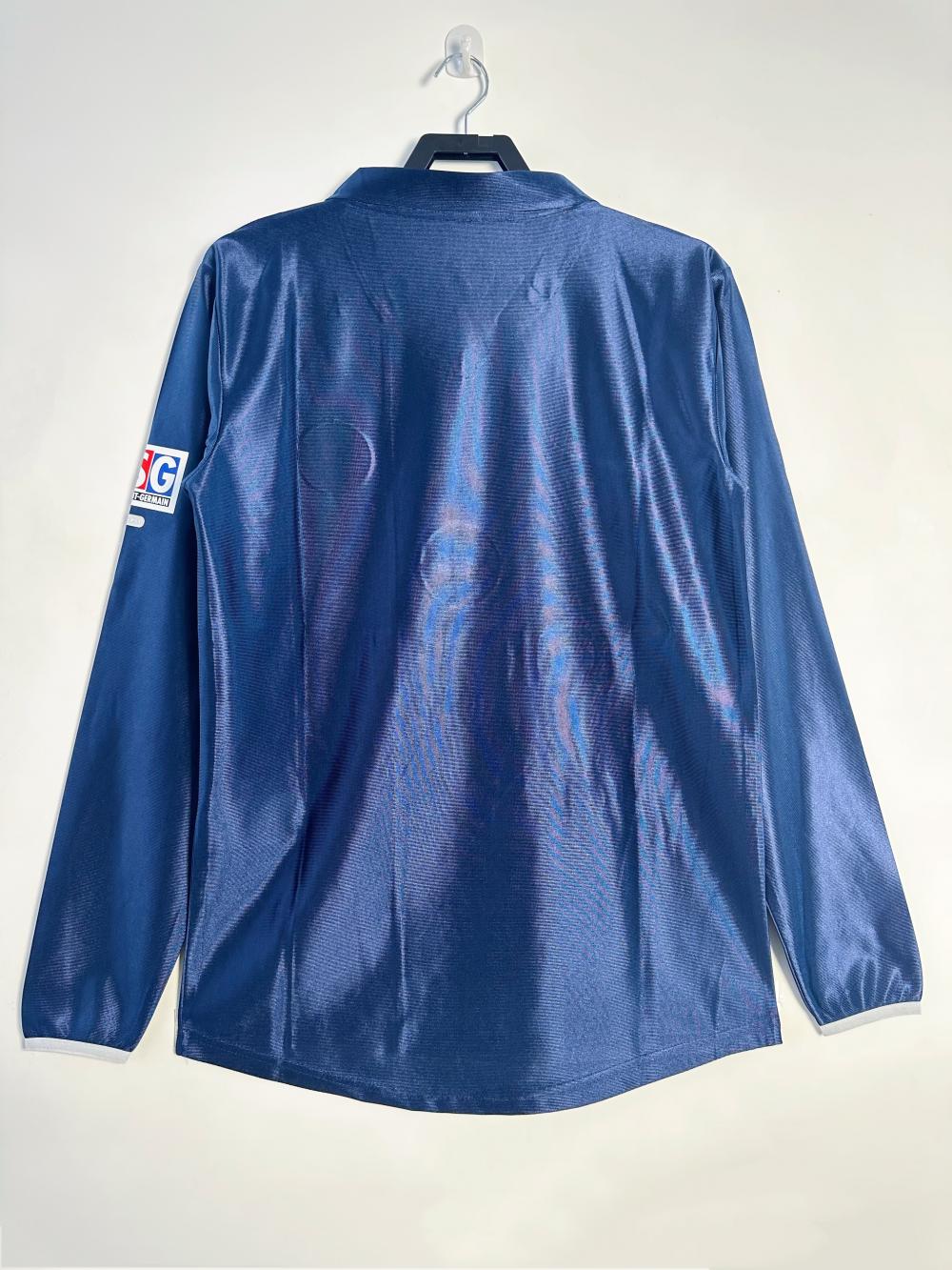 2001/2002 Retro Long Sleeve Psg Paris Saint-Germain Home Football Shirt 1:1 Thai Quality - Image 2