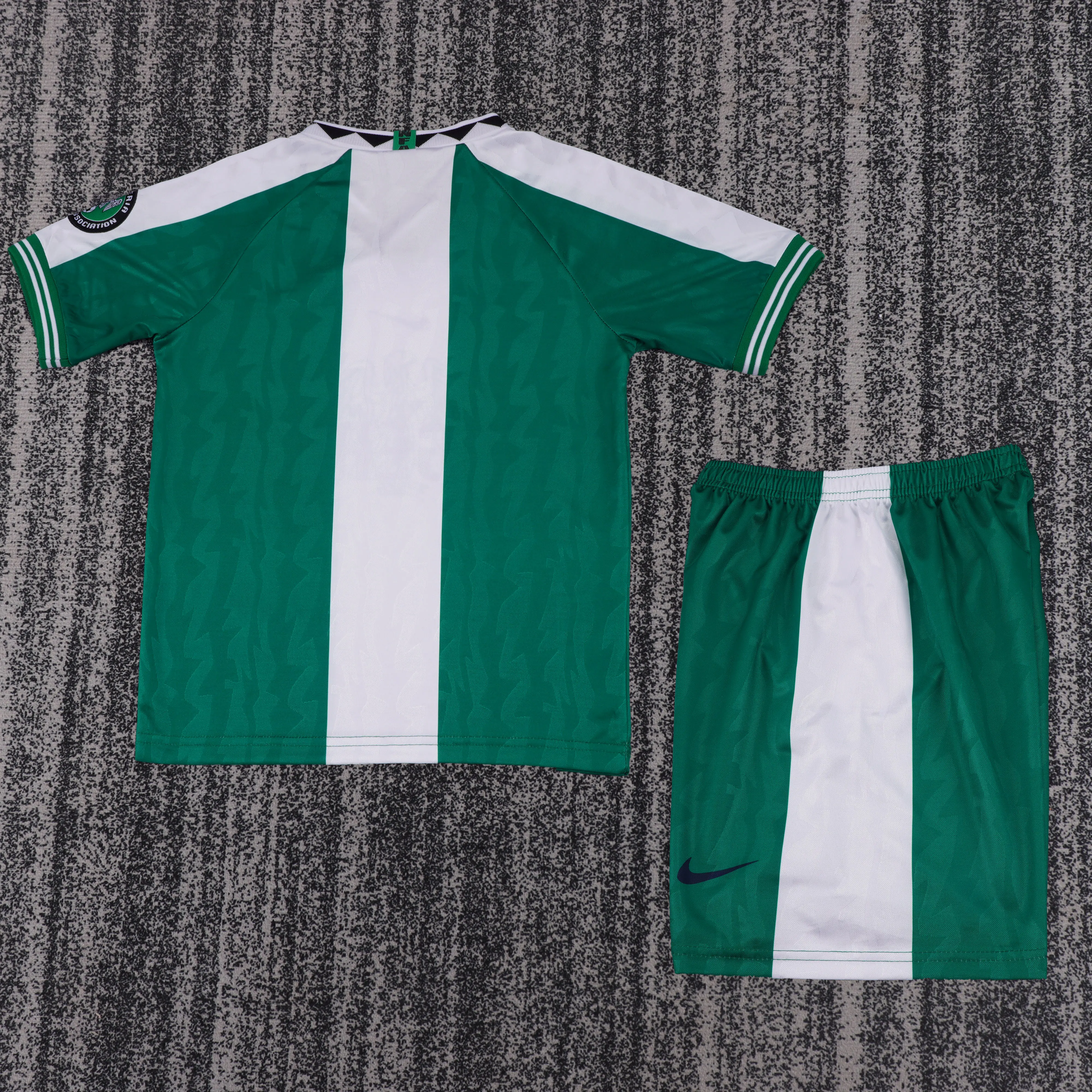 1996 Retro Nigeria Reprezentacja Domowa Koszulka piłkarska Jakość tajska 1:1 Rozmiar dziecięcy - obrazek 2