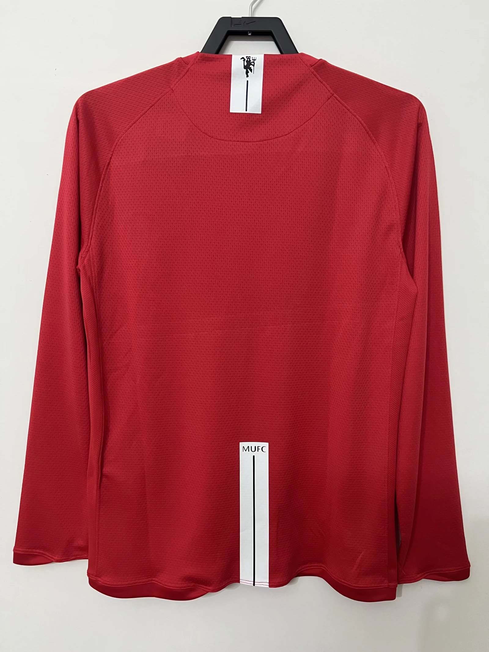 2007-2008 Retro Long Sleeve Manchester United League Edition Home Football Shirt 1:1 Thai Quality - Image 2