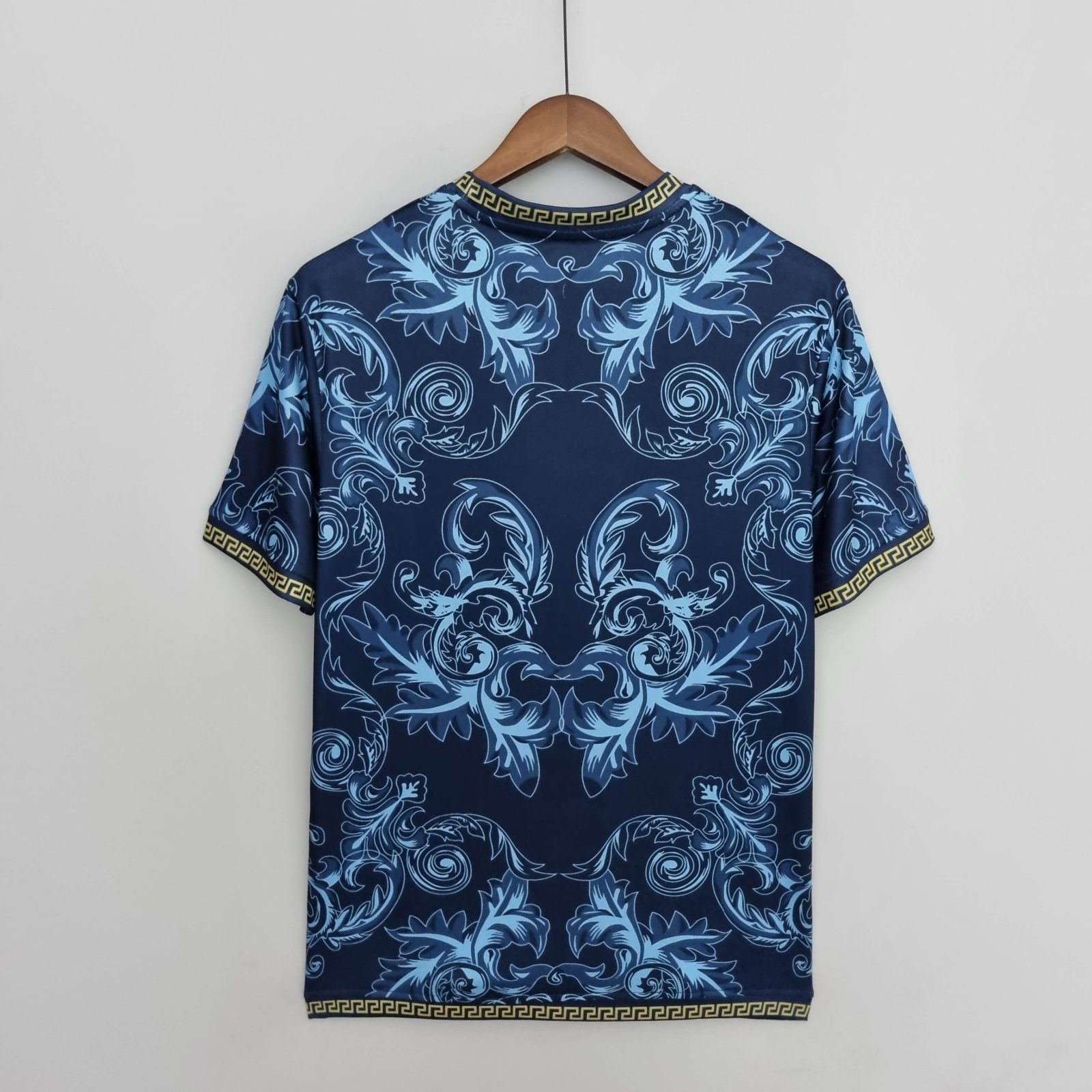 2022 Italië Herdenkingseditie Blauw Voetbal Shirt - Afbeelding 3