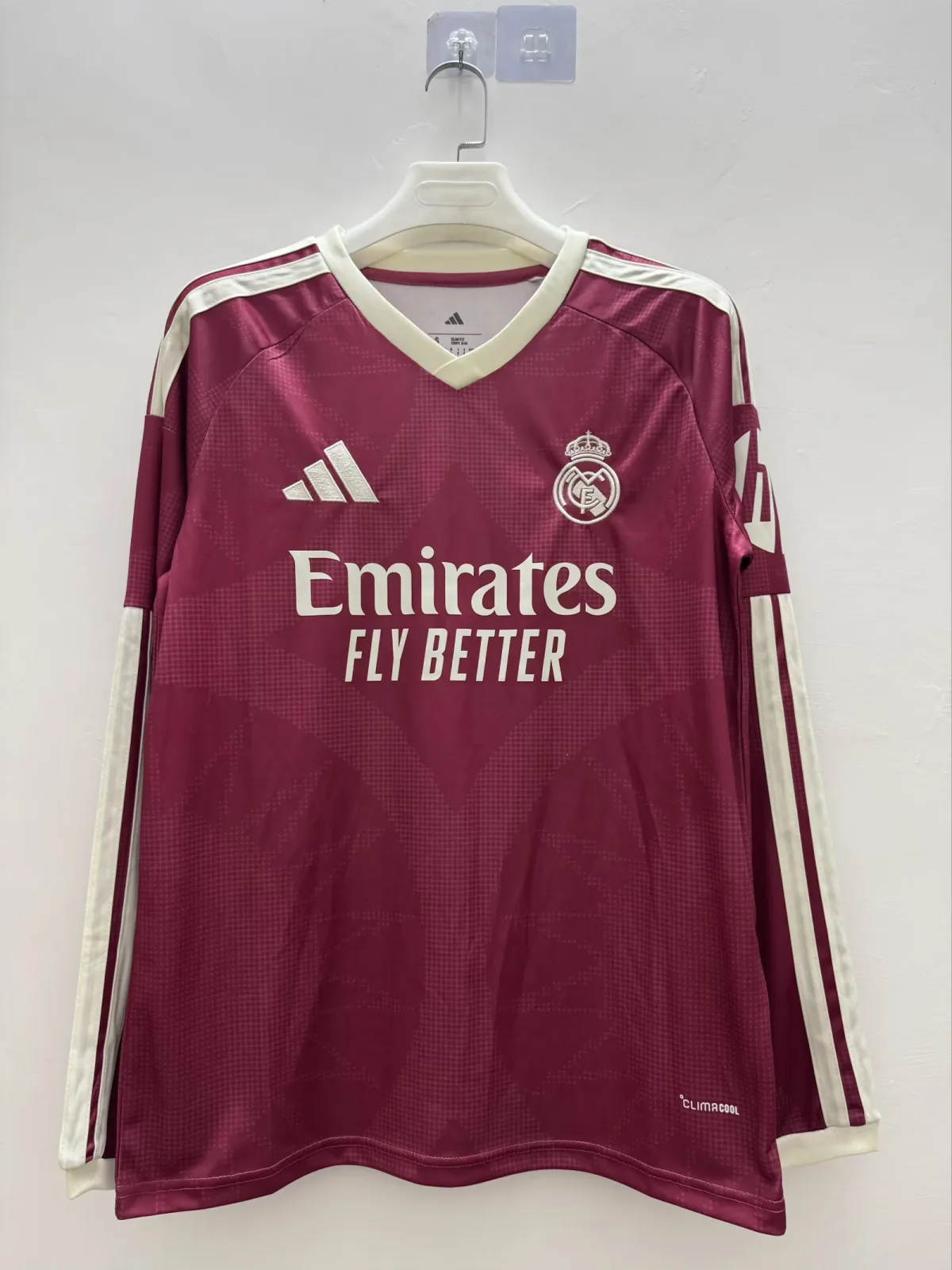 2026/2027 Mangas longas Real Madrid Terceira Fora Camisa de futebol Qualidade tailandesa 1:1