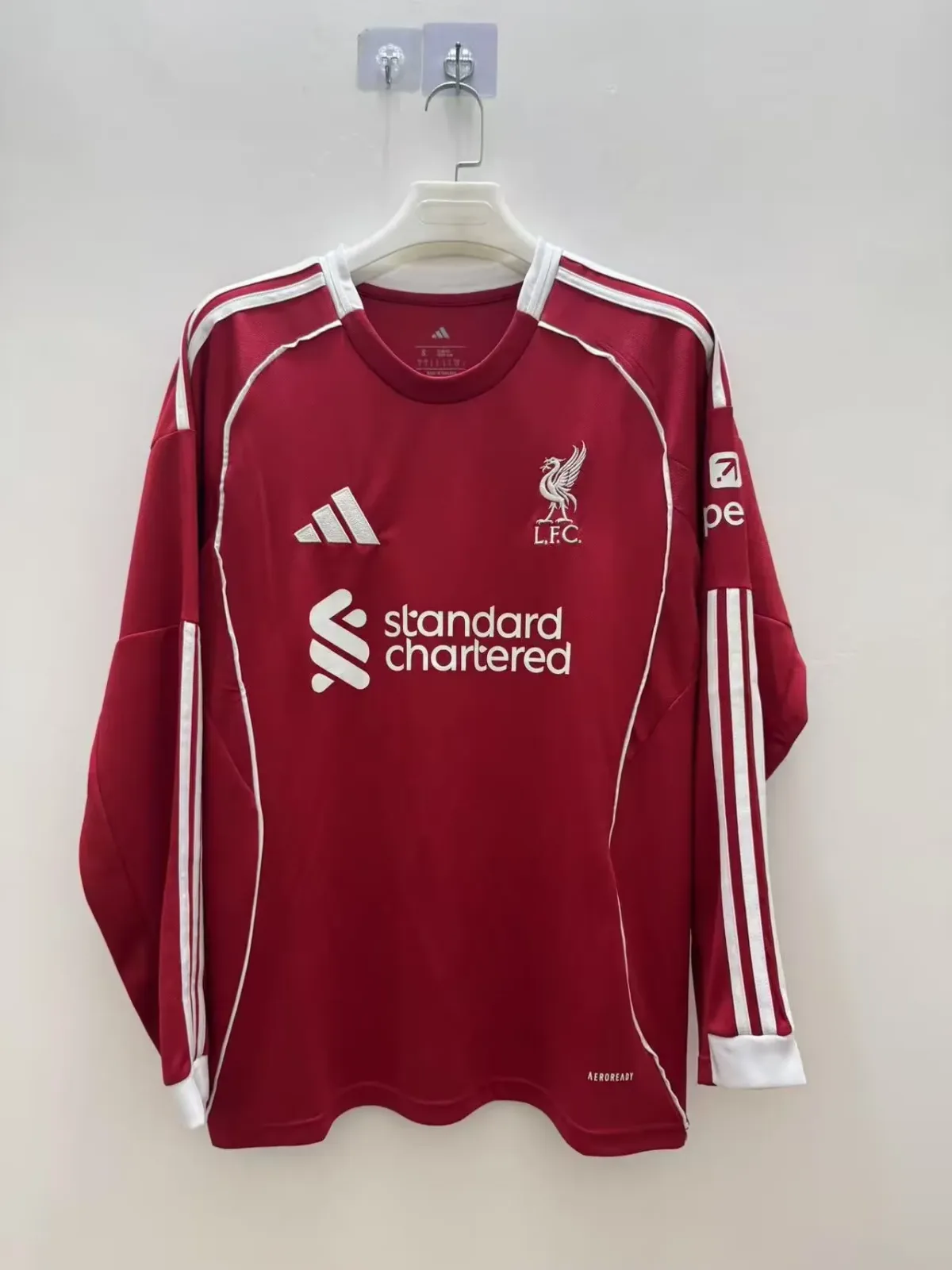 2025/2026 Long Sleeve Liverpool Home Football Jersey 1:1 Thai Quality