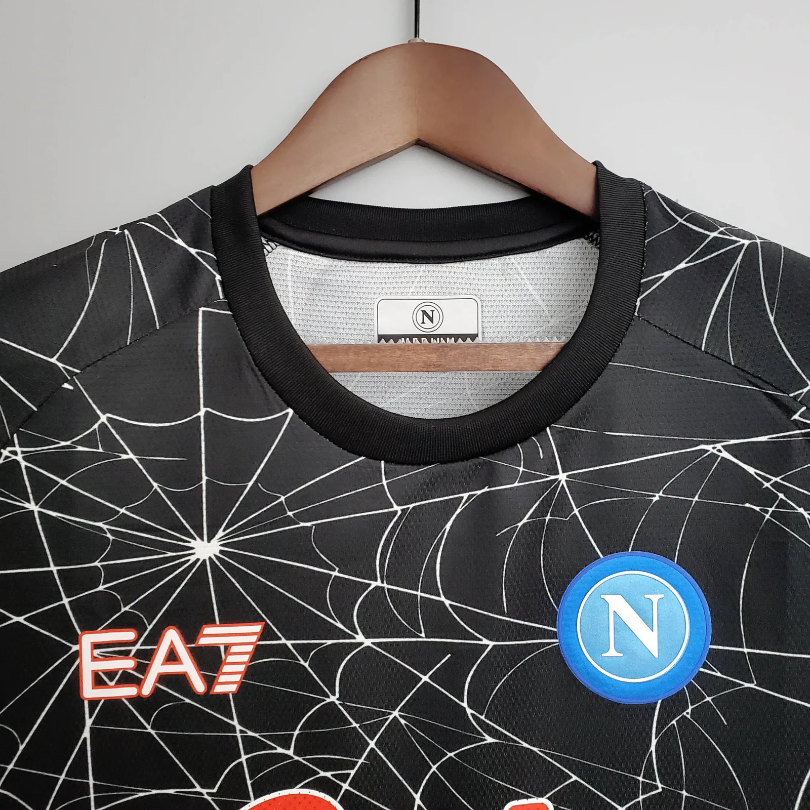 2021/2022 Napoli Halloween Edizione speciale Nero Maglia da calcio Qualità thai 1:1 - immagine 4