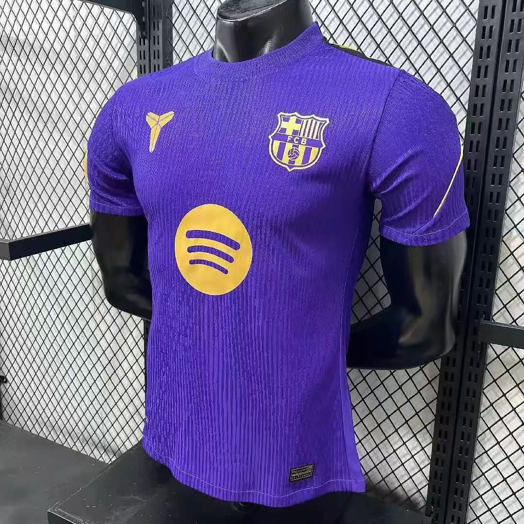 2026/2027 Versão jogador Barcelona Agasalho de treino Camisa de futebol Qualidade tailandesa 1:1 - Image 4