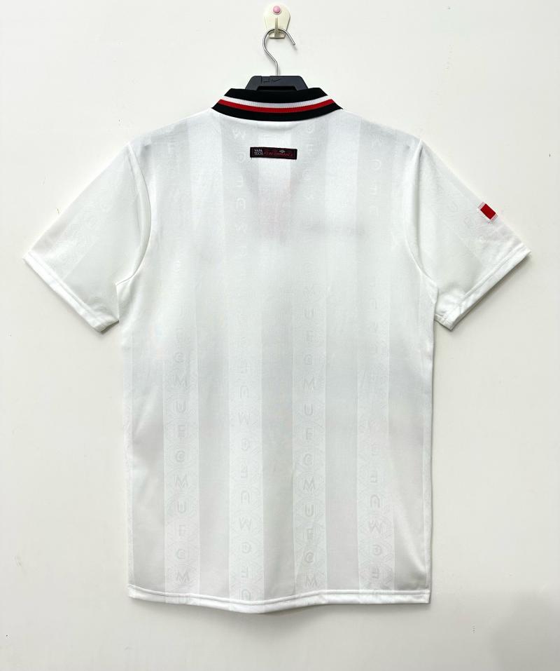1998/1999 Retro Manchester United Away White Football Shirt 1:1 Thai Quality - Image 2