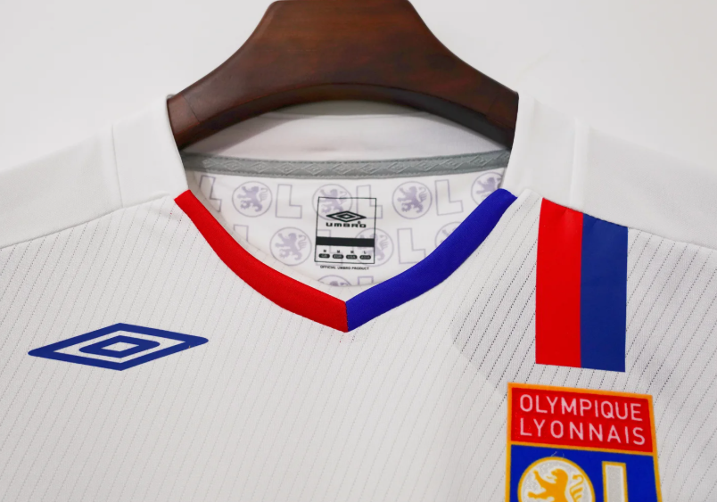 2008/2009 Ретро Lyon Домашняя Футбольная футболка Тайское качество 1:1 — изображение 4