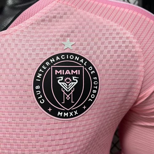 2026/2027 Manga larga Versión jugador Inter Miami Local Camiseta de fútbol 1:1 Calidad tailandesa - Imagen 7