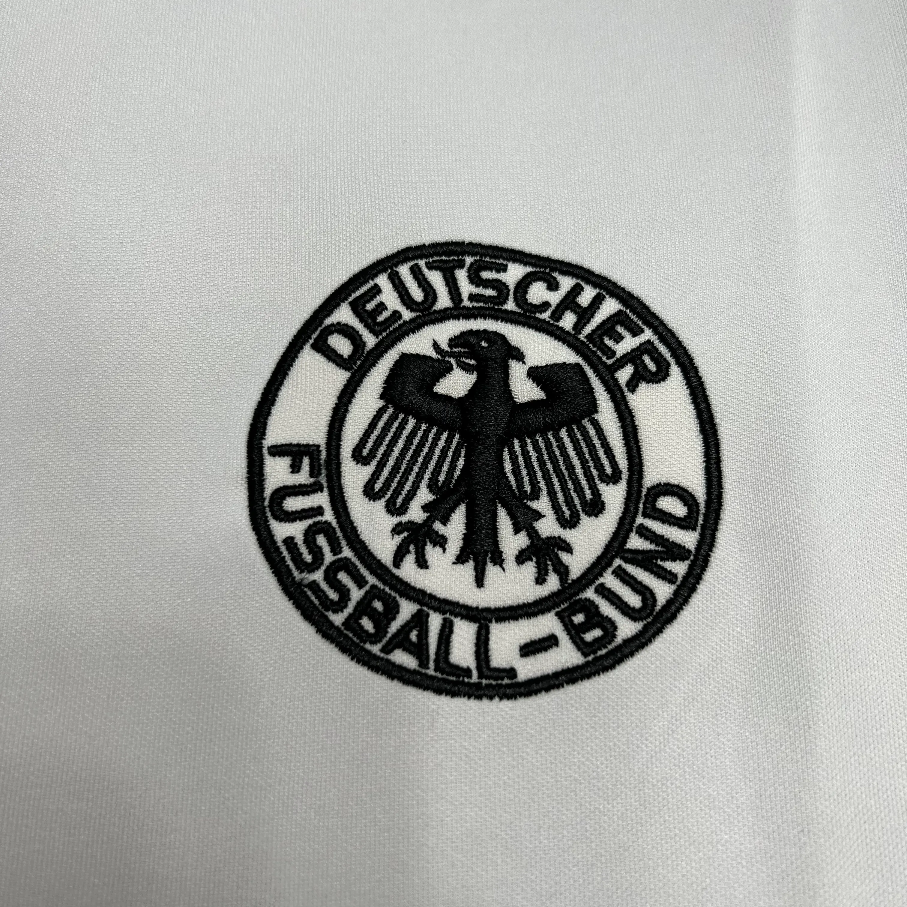 1986 Retro Soccer Jersey Germany Home - Image 5
