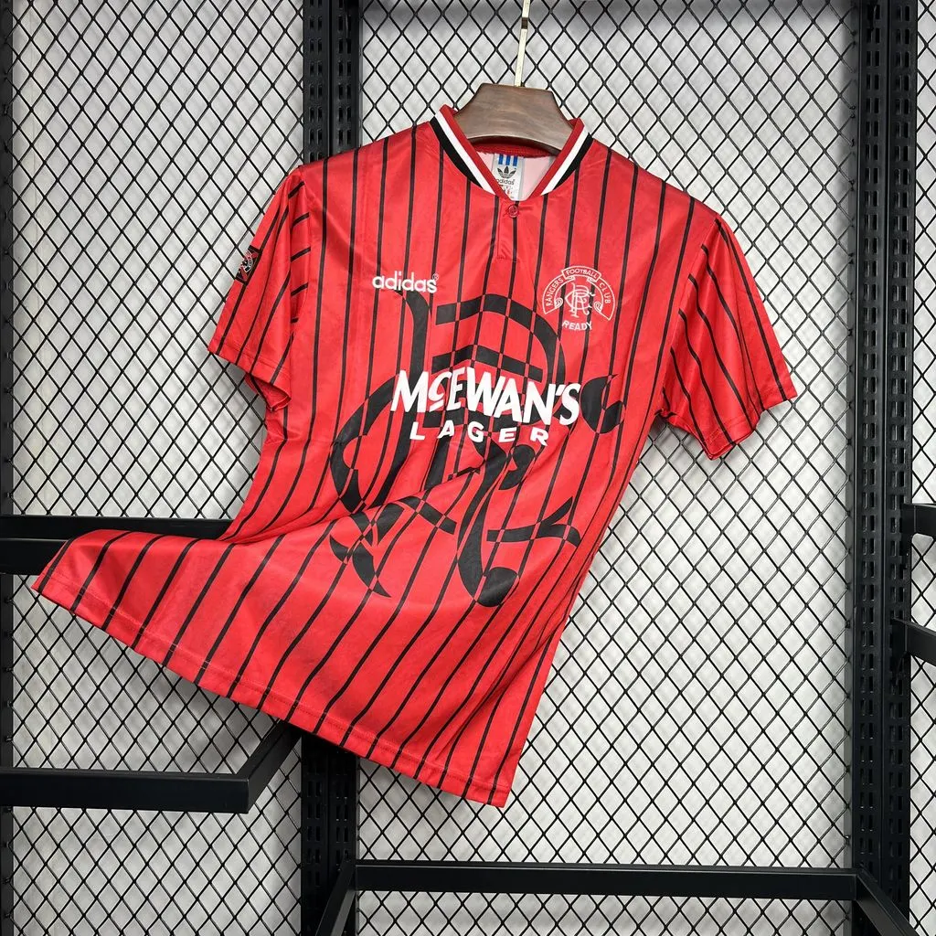 1994/1995 Retro Rangers Wyjazdowa Koszulka piłkarska Jakość tajska 1:1 - obrazek 3
