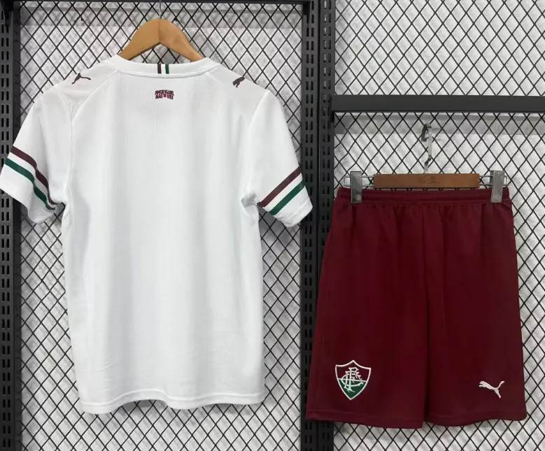 2026/2027 Fluminense Visitante Camiseta de fútbol Calidad tailandesa 1:1 Talla infantil - Imagen 2
