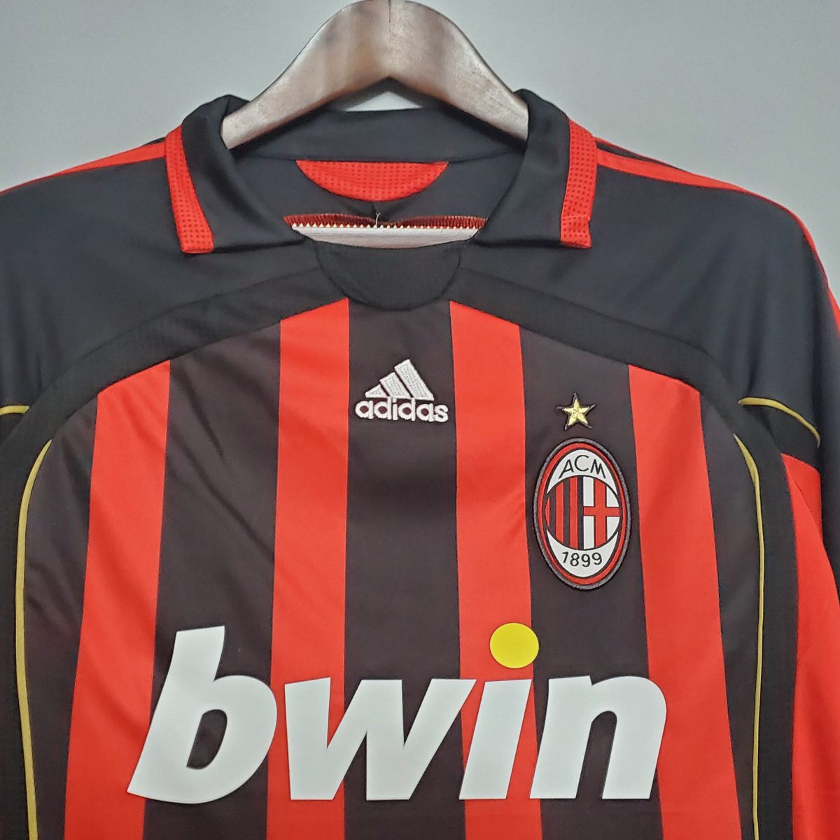 2006/2007 Retro AC Milan Domowa Koszulka piłkarska Jakość tajska 1:1 - obrazek 4