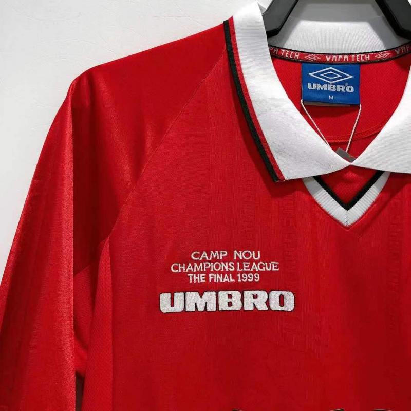 1999/2000 Rétro Manchester United Domicile Maillot de football Qualité thaï 1:1 – Image 4
