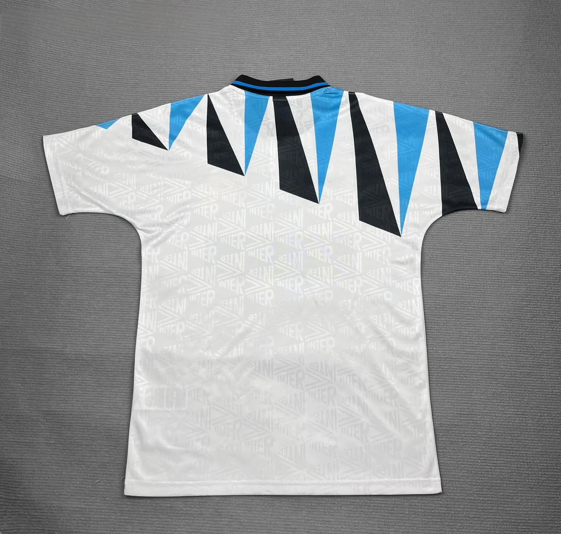 1992-1993 Retro Inter Milan Visitante Camiseta de fútbol Calidad tailandesa 1:1 - Imagen 2