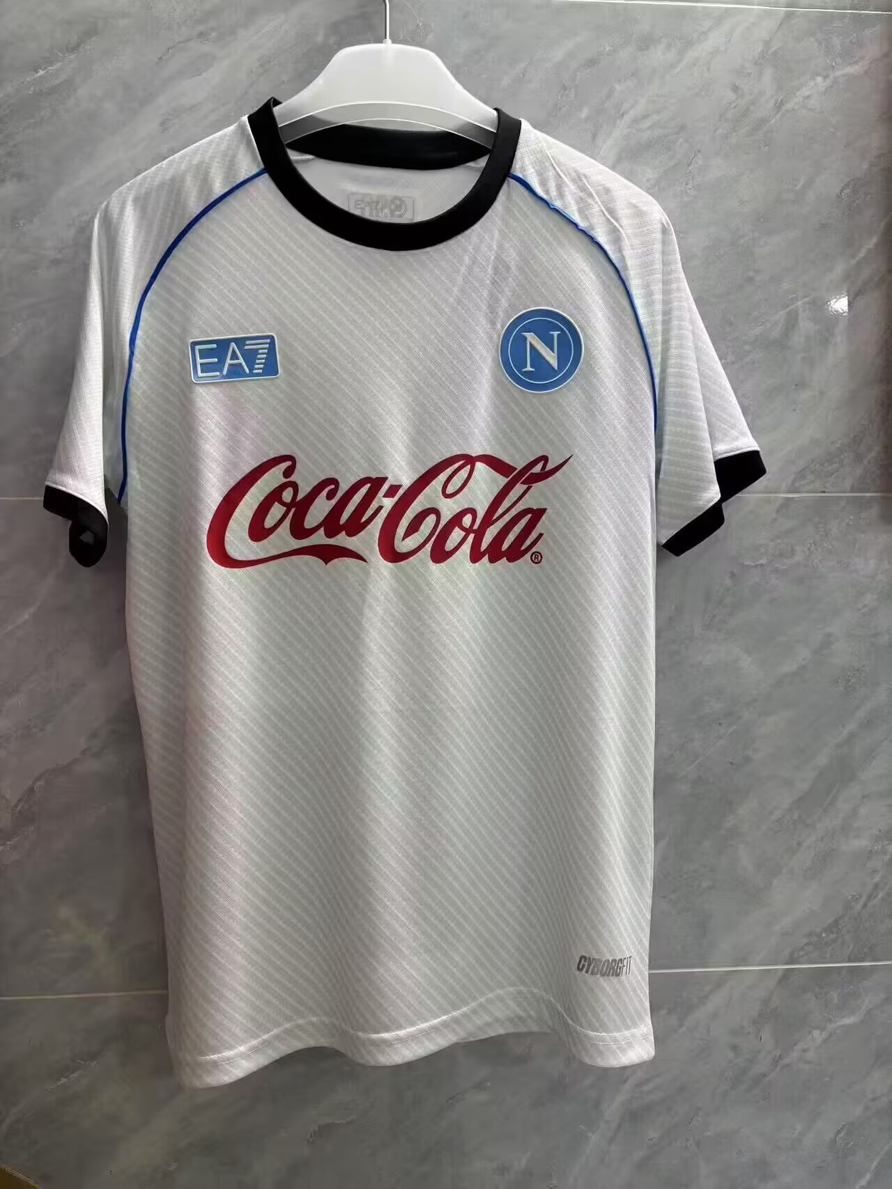 2025/2026 Napoli Agasalho de treino Branco Camisa de futebol Qualidade tailandesa 1:1