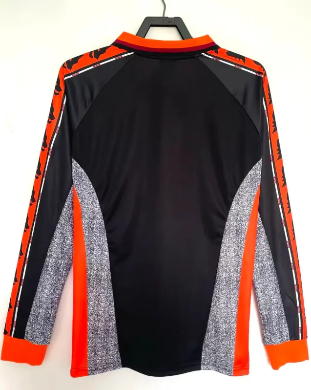 1998-1999 Retrô Manga longa Roma Terceira Fora Camisa de futebol Qualidade tailandesa 1:1 - Image 2