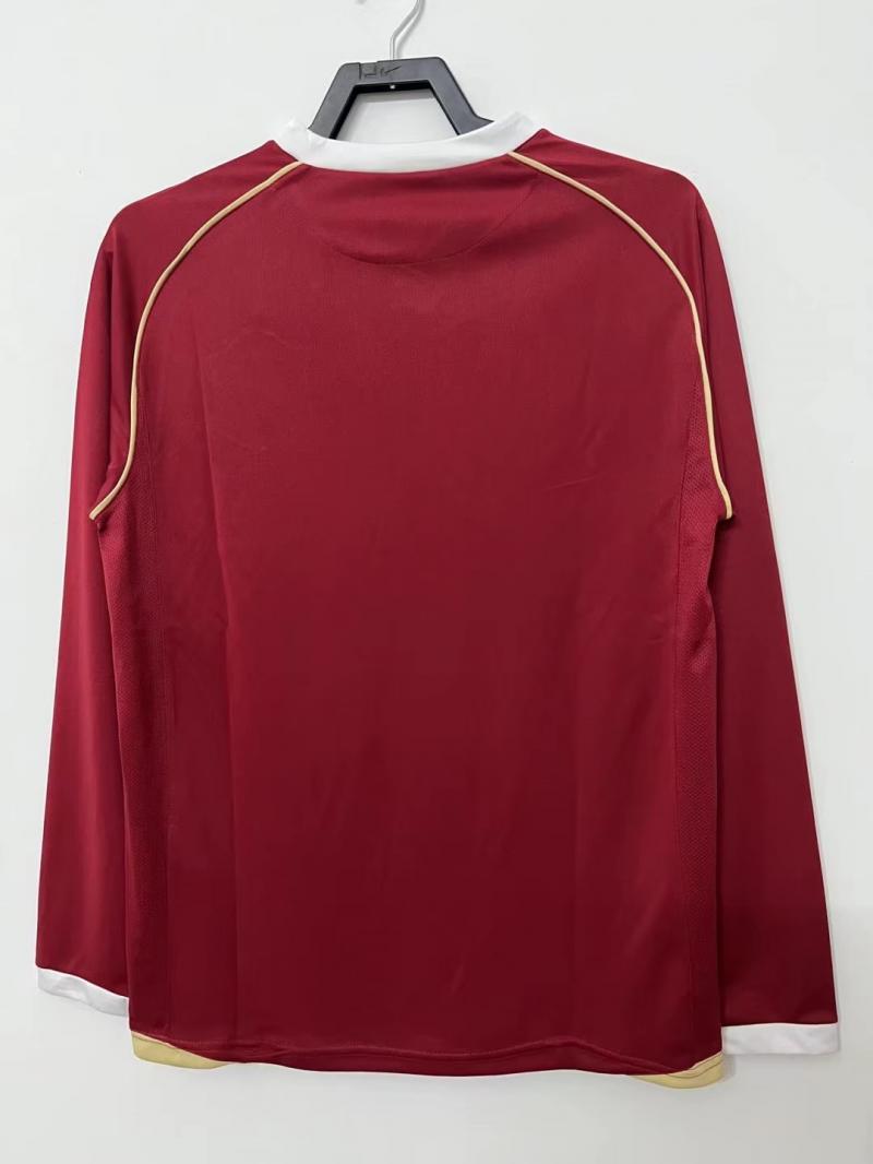 2006/2007 Retro Long Sleeve Manchester United Home Football Shirt 1:1 Thai Quality - Image 2