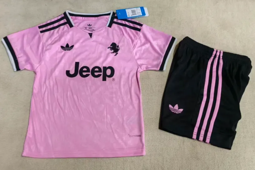 2026/2027 Juventus Deplasman Futbol forması 1:1 Tayland kalitesi Çocuk bedeni