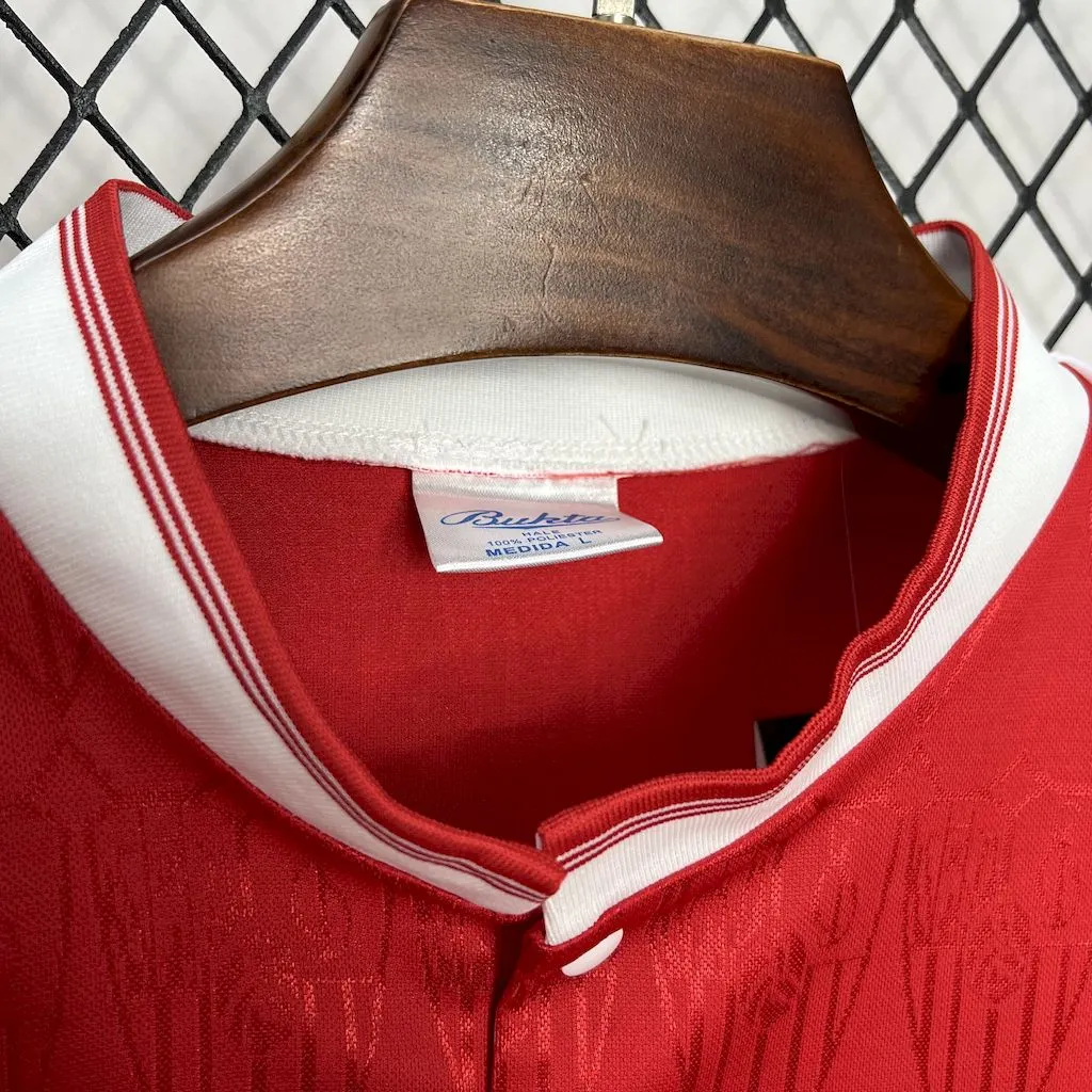 1991/1992 Retrô Sevilla Fora Camisa de futebol Qualidade tailandesa 1:1 - Image 4