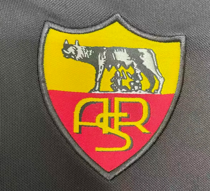 1998-1999 Retrô Manga longa Roma Terceira Fora Camisa de futebol Qualidade tailandesa 1:1 - Image 5