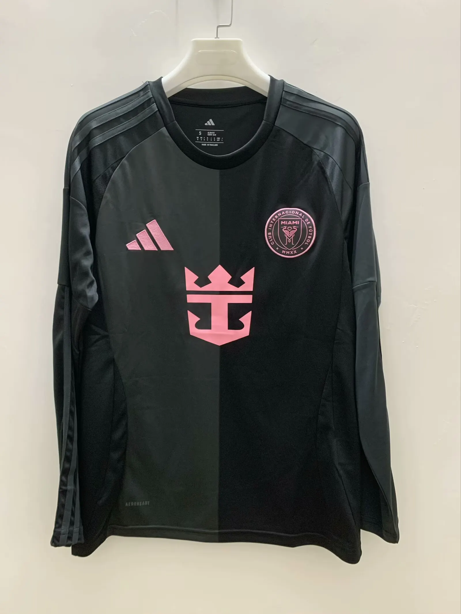 2026-2027 Mangas largas Inter Miami Visitante Camiseta de fútbol Calidad tailandesa 1:1
