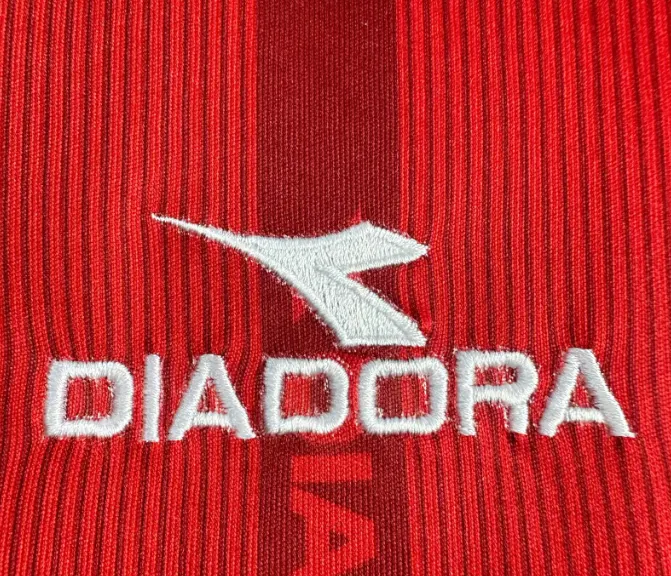 1999/2000 Manga longa Retrô Roma Terceira Fora Camisa de futebol Qualidade tailandesa 1:1 - Image 5