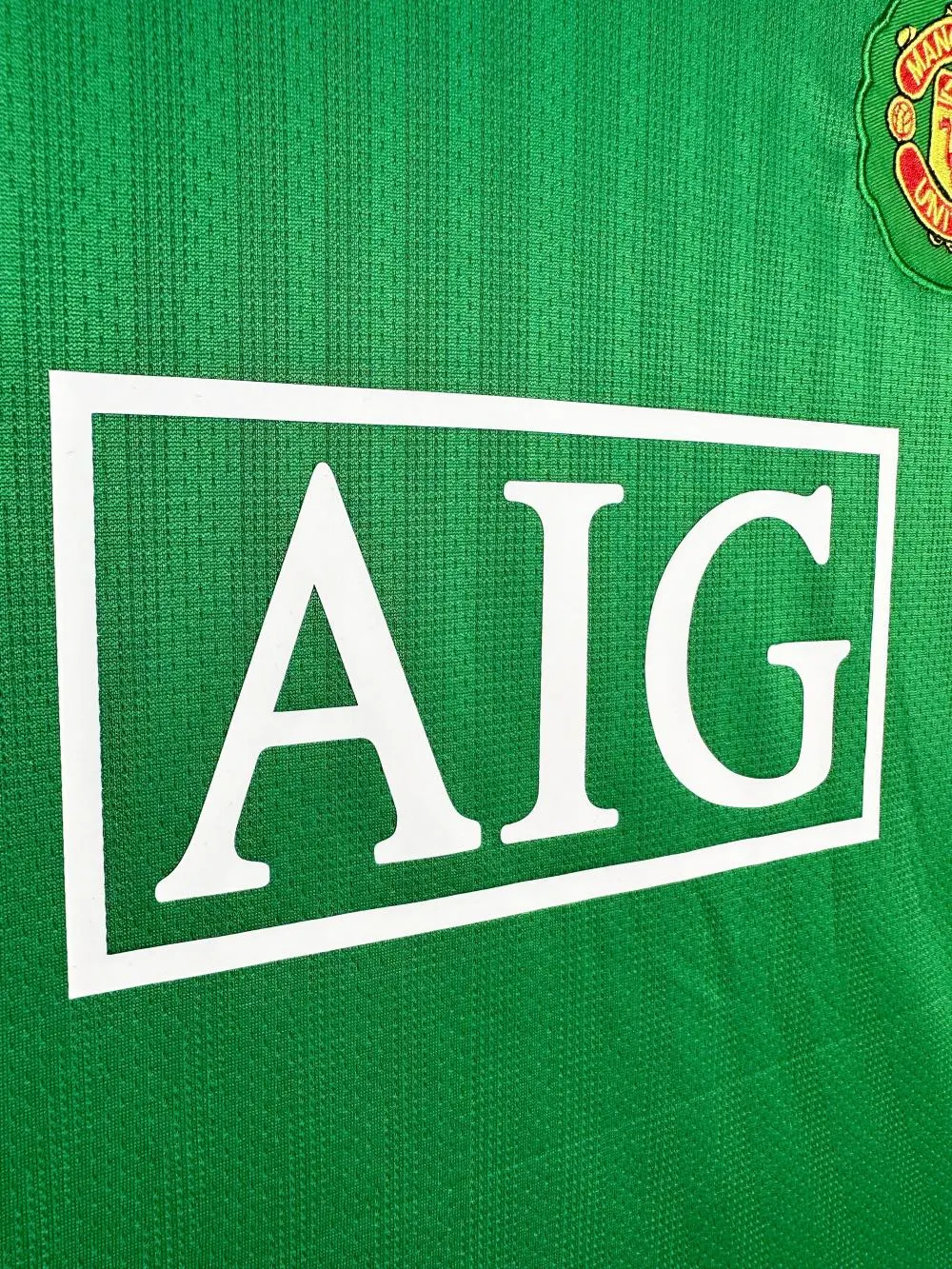 2007/2008 Retro Manchester United Goalkeeper Green Football Shirt 1:1 Thai Quality - Image 5