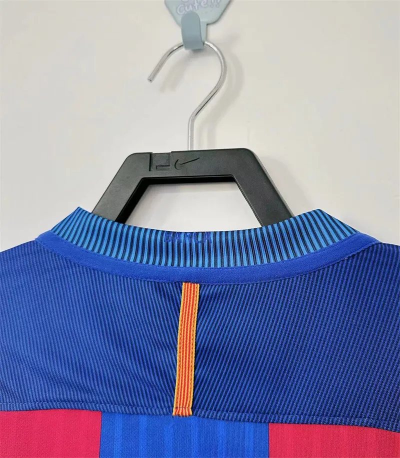 2016/2017 Retro Manica lunga Barcelona Maglia da calcio Casa Qualità thai 1:1 - immagine 8