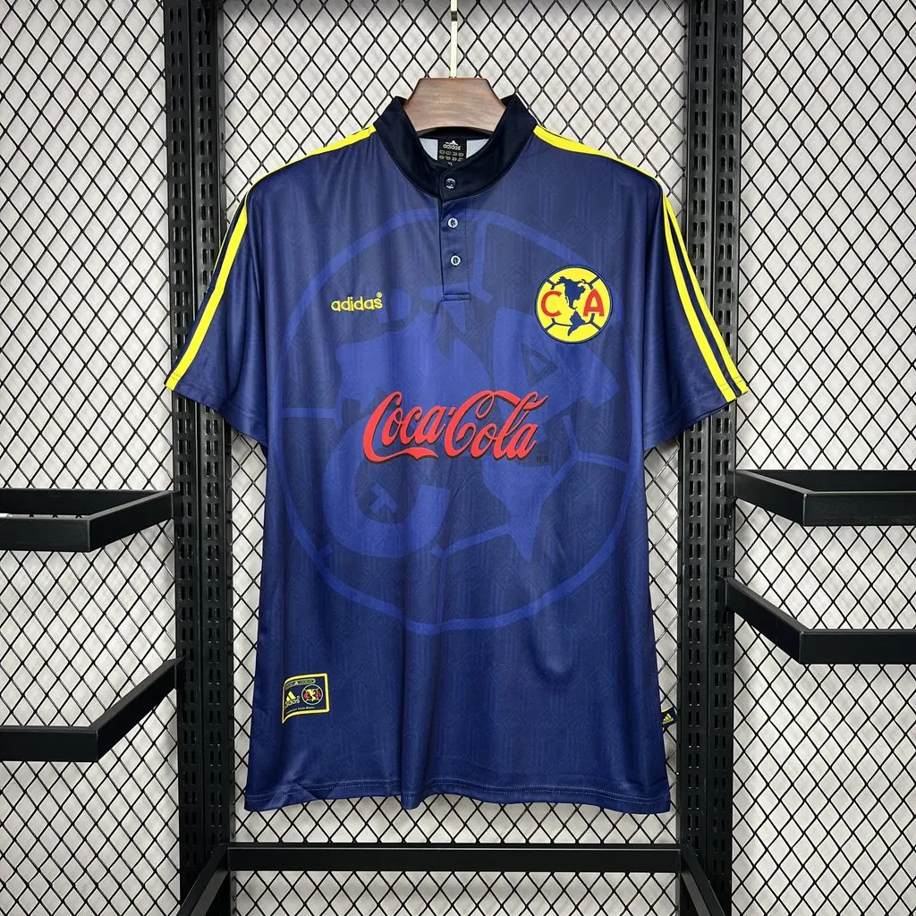 1998/1999 Retro CF América White Corteiz Jersey 1:1 Thai Quality