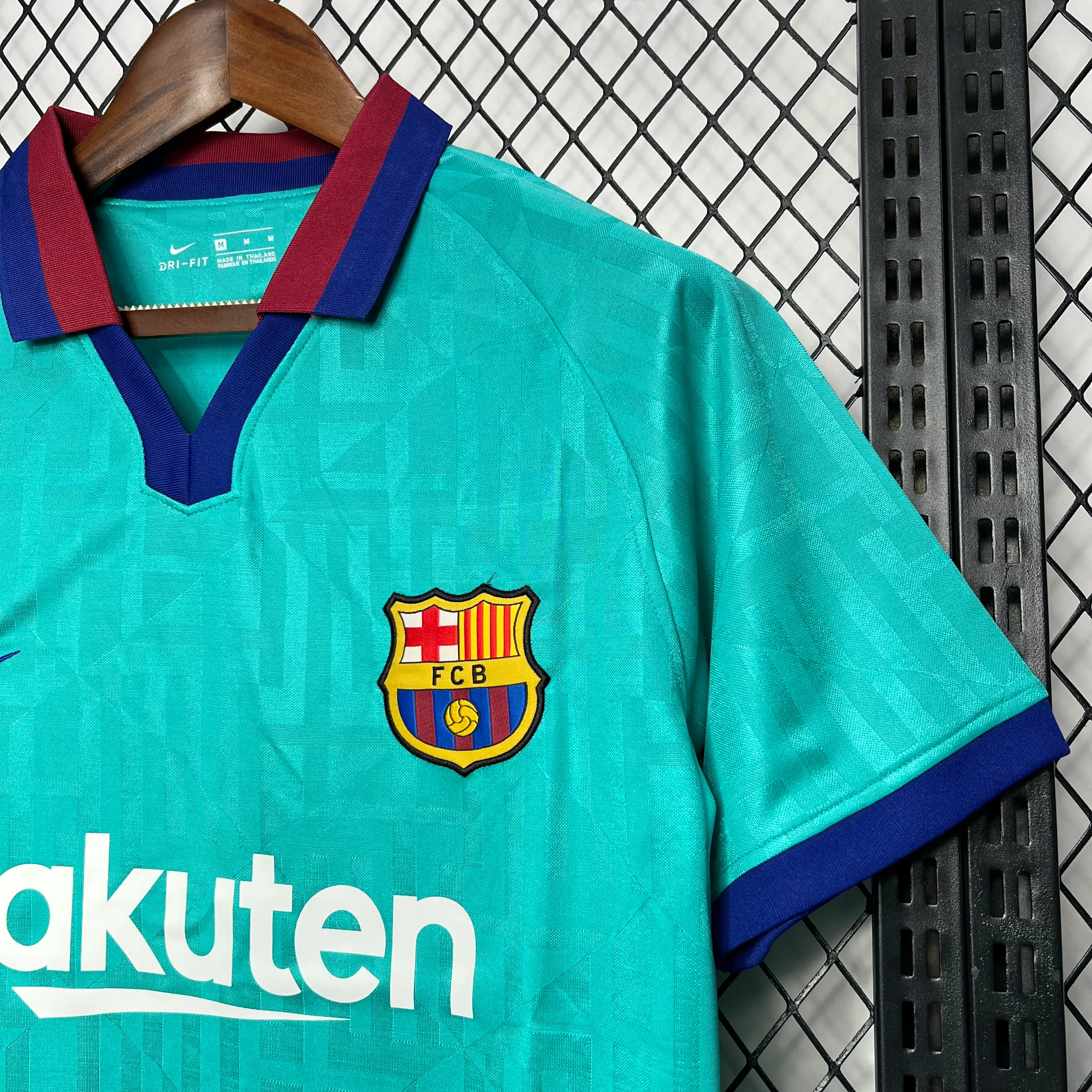 2019/2020 Retro Barcelona Üçüncü Deplasman Futbol forması 1:1 Tayland kalitesi - Görsel 5