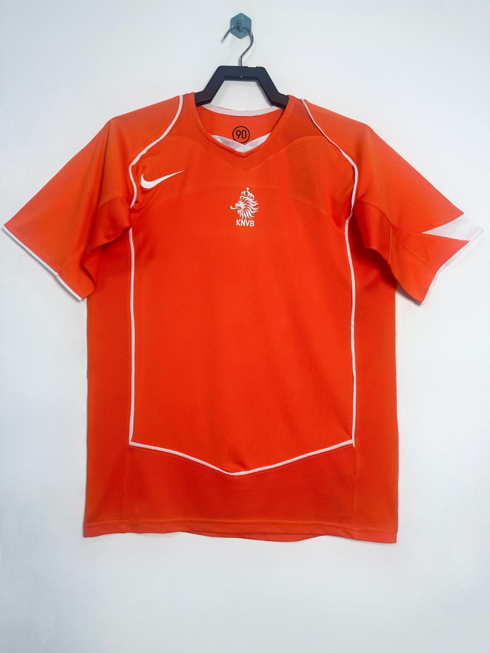 2004 复古 荷兰 主场 足球球衣 1:1 泰版品质