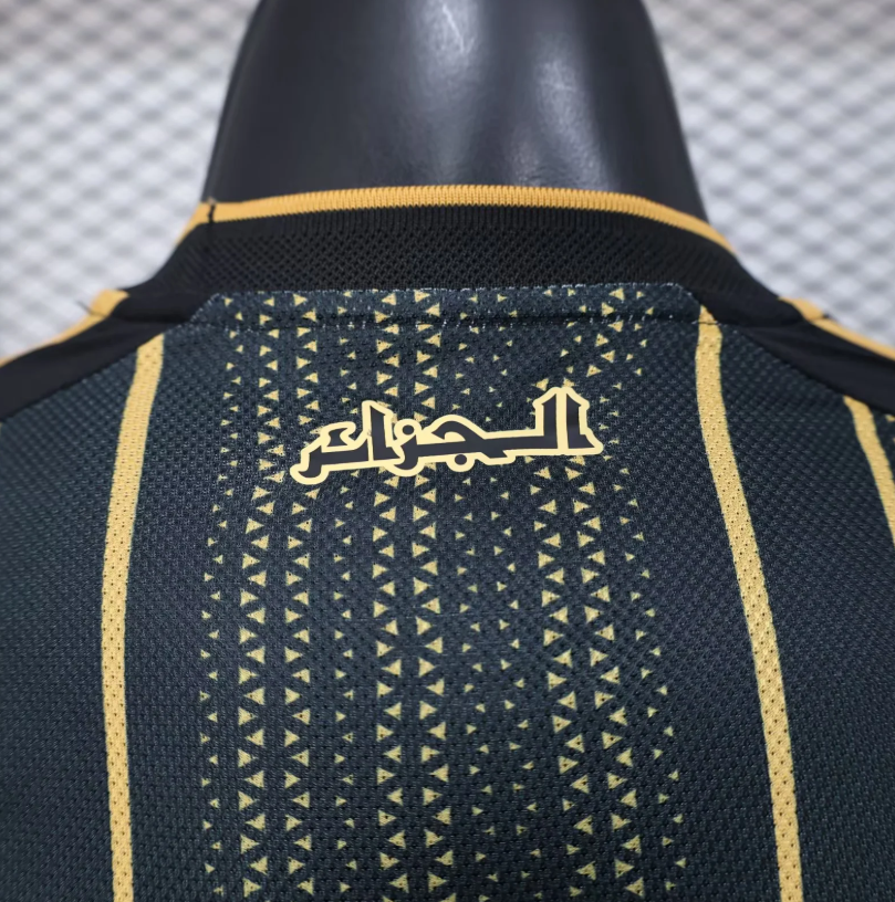2026-2027 Spieler Algerien Nationalmannschaft Trainingsanzug Schwarz Fußballtrikot 1:1 Thai-Qualität – Bild 7