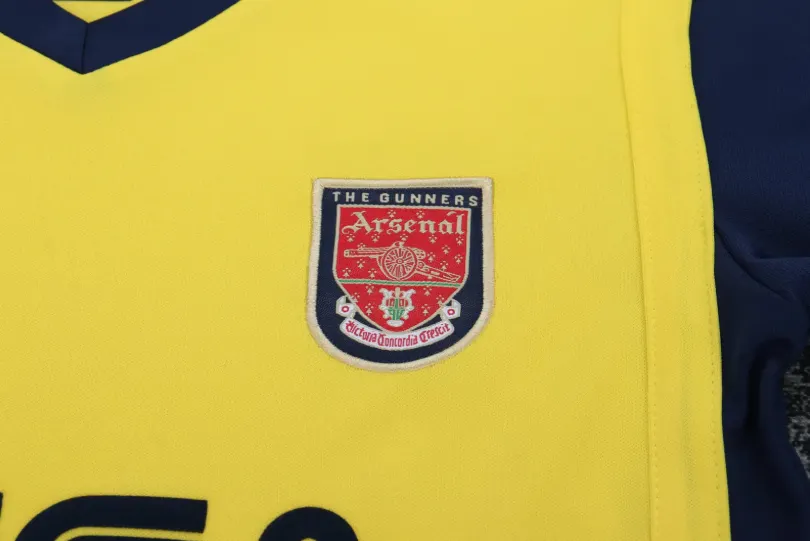 2000/2001 Retro Arsenal Wyjazdowa Koszulka piłkarska Jakość tajska 1:1 Rozmiar dziecięcy - obrazek 6