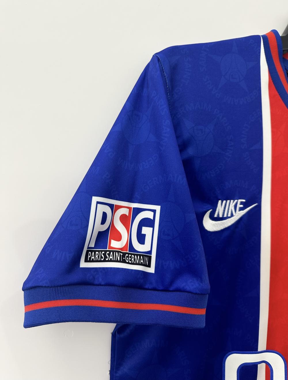 1995/1996 Ретро Psg Paris Saint-Germain Домашняя Футбольная футболка Тайское качество 1:1 — изображение 6