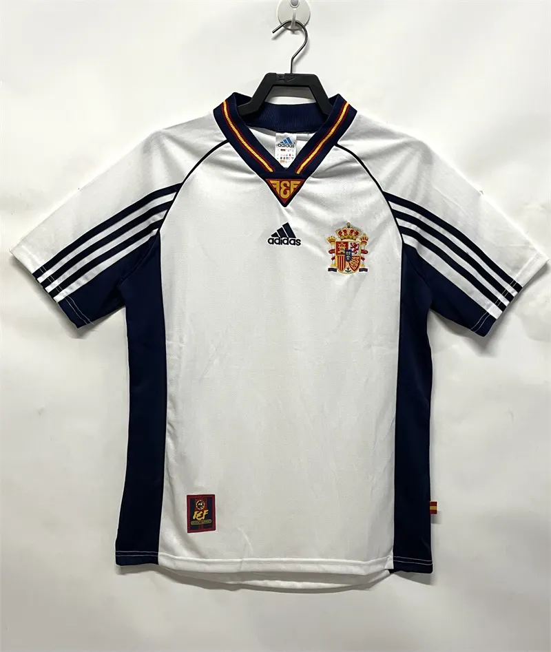 1998 Retro Spain Away Soccer Shirt 1:1 Thai Quality