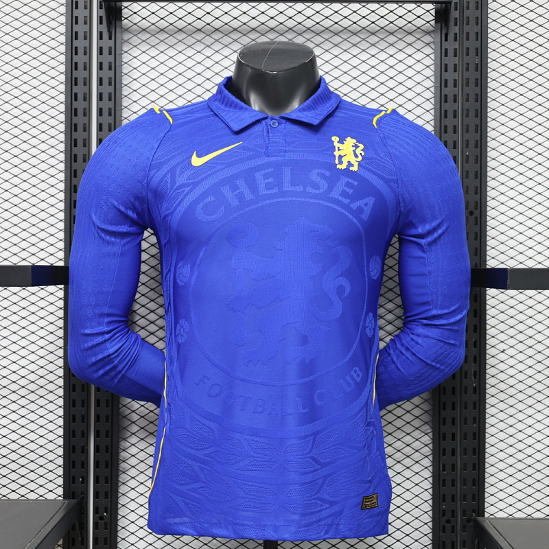 2026/2027 Manica lunga Versione giocatore Chelsea Casa Maglia da calcio Qualità thai 1:1