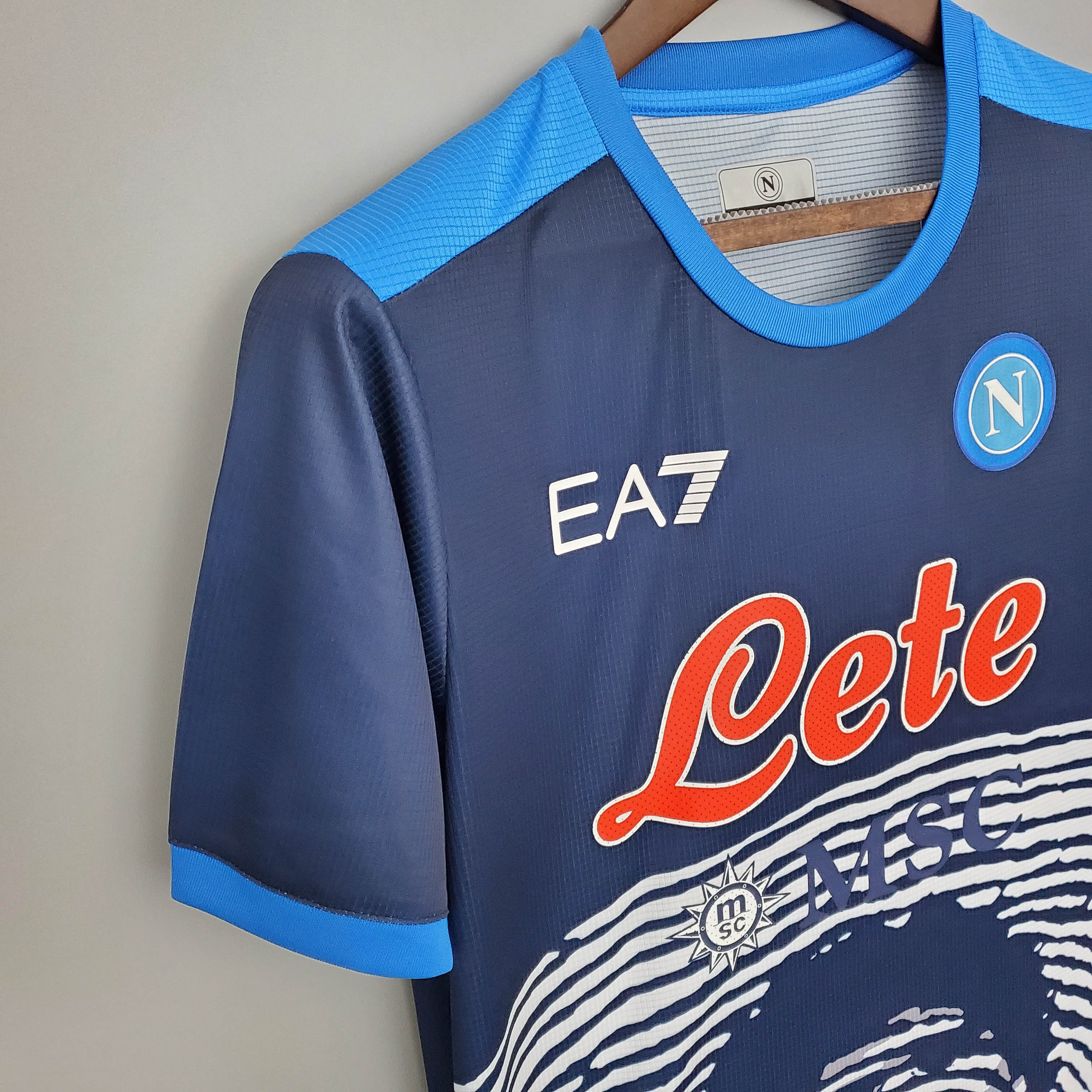 Napoli Soccer Commemorative Edition Blue Jersey 2021/2022 1:1 Thai Quality - Image 6