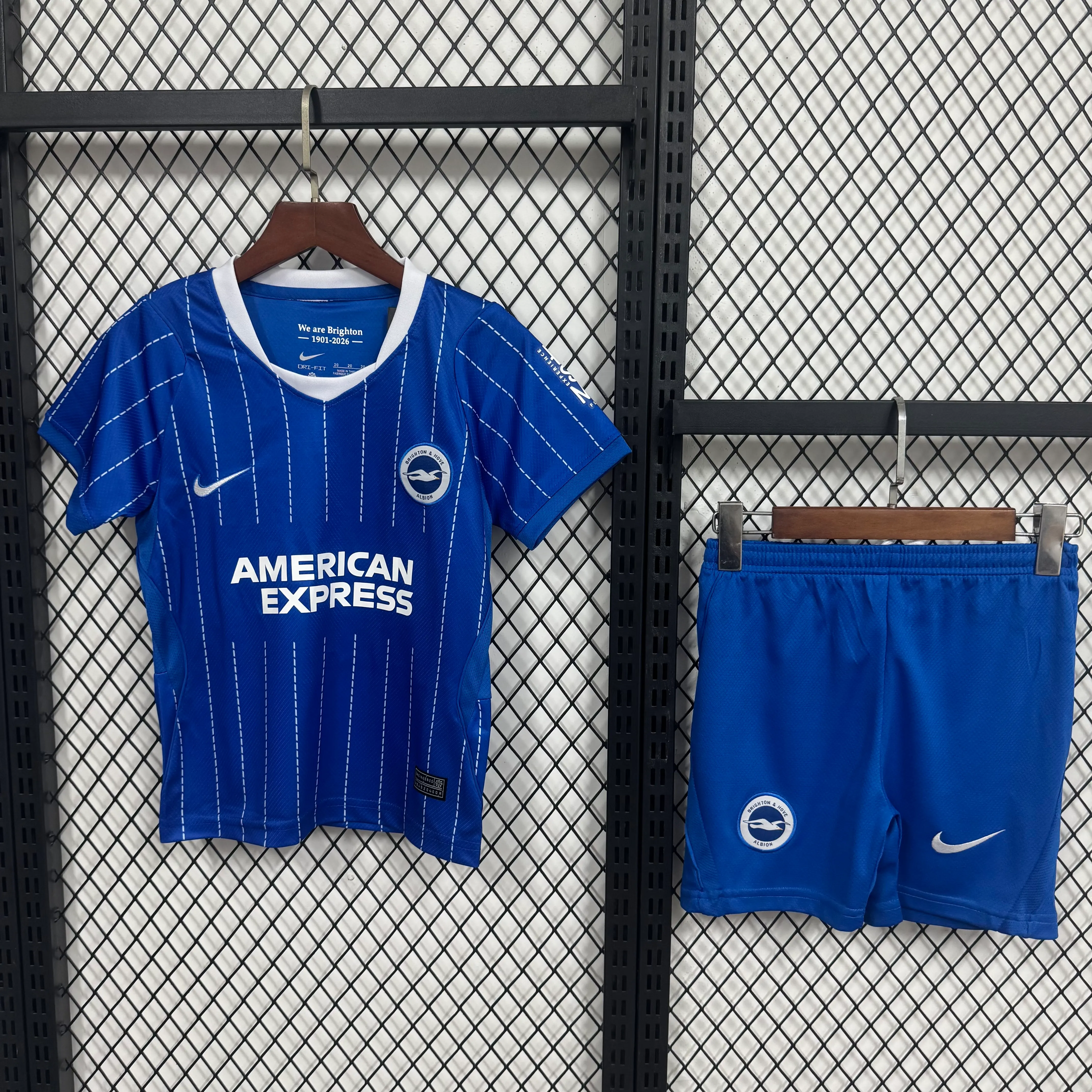 2026-2027 Brighton Heim Fußballtrikot Trikot 1:1 Thai-Qualität Kindergröße