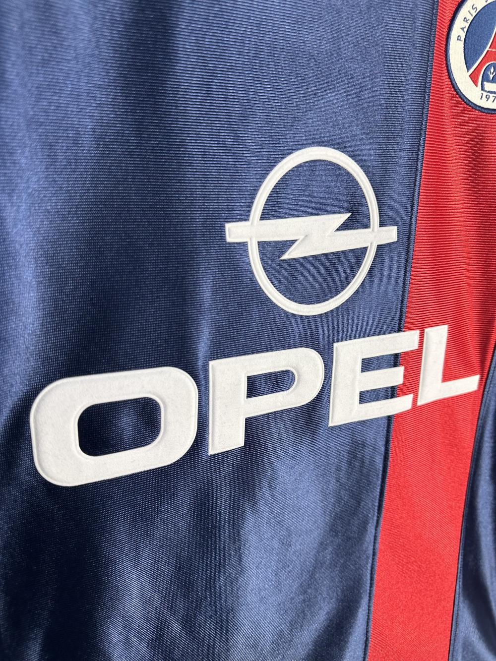 2001/2002 Retro Long Sleeve Psg Paris Saint-Germain Home Football Shirt 1:1 Thai Quality - Image 4